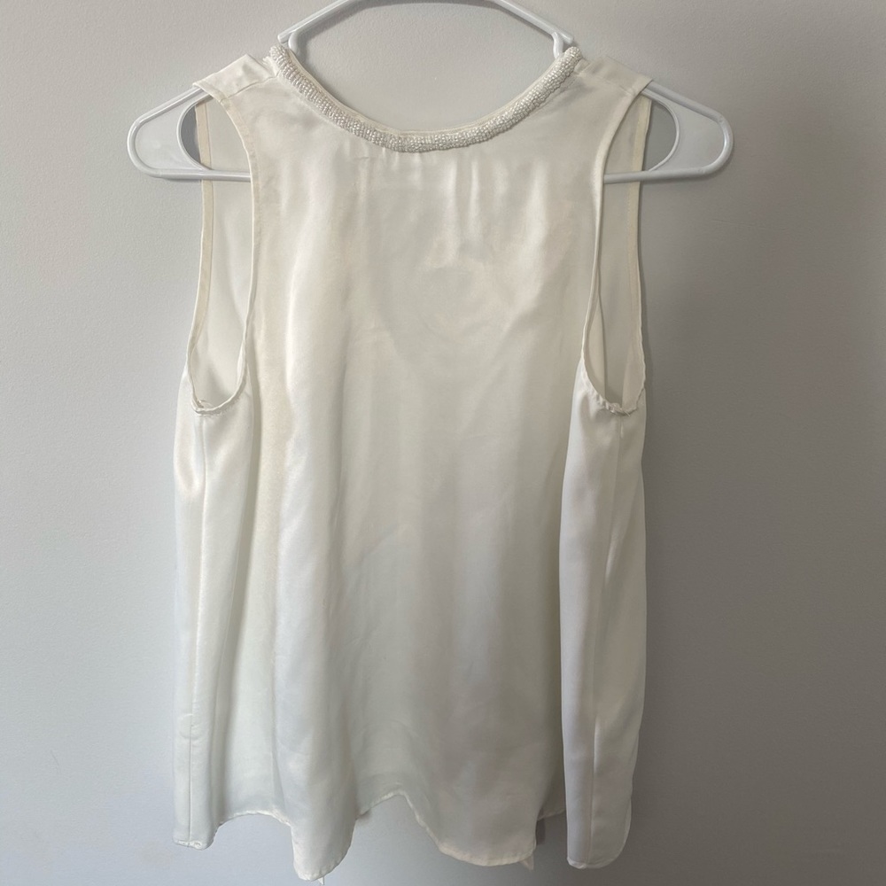 Zara Tank top with sequin neckline